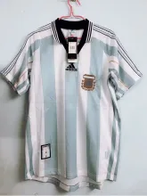 1998 Argentina Home Retro Jersye
