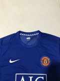 07-08 Man United Away Retro Jersey Long Sleeve