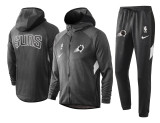 NBA Phoenix Suns Dark Grey with Cap Jacket Tracksuit High Quality