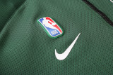 NBA Milwaukee Bucks Green with Cap Jacket Tracksuit High Quality
