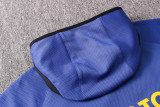 NBA Golden State Warriors Blue with Cap Jacket Tracksuit High Quality