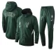 NBA Milwaukee Bucks Green with Cap Jacket Tracksuit High Quality