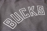 NBA Milwaukee Bucks Dark Grey with Cap Jacket Tracksuit High Quality