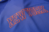 NBA New York Knicks Blue with Cap Jacket Tracksuit High Quality