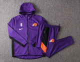 NBA Phoenix Suns Purple with Cap Jacket Tracksuit High Quality