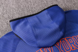 NBA New York Knicks Blue with Cap Jacket Tracksuit High Quality