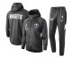 NBA Denver Nuggets Dark Grey with Cap Jacket Tracksuit High Quality