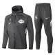 NBA Los Angeles Lakers Dark Grey with Cap Jacket Tracksuit High Quality