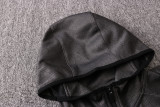 NBA Indiana Pacers Dark Grey with Cap Jacket Tracksuit High Quality