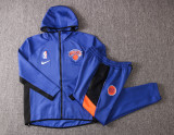 NBA New York Knicks Blue with Cap Jacket Tracksuit High Quality