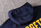 NBA Denver Nuggets Dark Blue with Cap Jacket Tracksuit High Quality