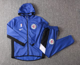 NBA Los Angeles Clippers Blue with Cap Jacket Tracksuit High Quality