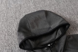 NBA Boston Celtics Dark Grey with Cap Jacket Tracksuit High Quality