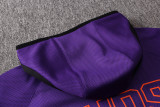 NBA Phoenix Suns Purple with Cap Jacket Tracksuit High Quality