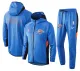NBA Oklahoma City Thunder Blue with Cap Jacket Tracksuit High Quality