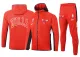 NBA Chicago Bulls Red with Cap Jacket Tracksuit High Quality