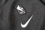 NBA Portland Trail Blazers Dark Grey with Cap Jacket Tracksuit High Quality