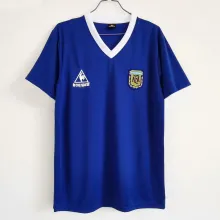 1986 Argentina Away  Retro Jersey