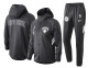 NBA New York Knicks Dark Grey with Cap Jacket Tracksuit High Quality