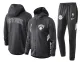NBA New York Knicks Dark Grey with Cap Jacket Tracksuit High Quality