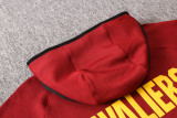 NBA Cleveland Cavaliers Purplish Red with Cap Jacket Tracksuit High Quality