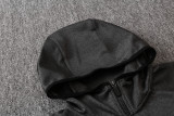 NBA Portland Trail Blazers Dark Grey with Cap Jacket Tracksuit High Quality