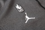 NBA Charlotte Hornets Dark Grey with Cap Jacket Tracksuit High Quality