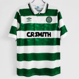 89-91 Celtic Home Green Retro Jersey