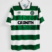 89-91 Celtic Home Green Retro Jersey