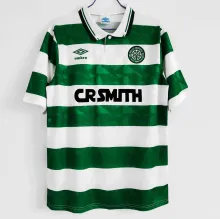 89-91 Celtic Home Green Retro Jersey