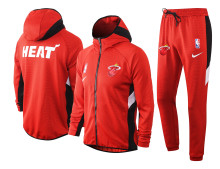 NBA Miami Heat Red with Cap Jacket Tracksuit High Quality
