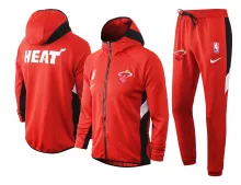 NBA Miami Heat Red with Cap Jacket Tracksuit High Quality