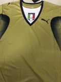 2006 Italy Goalkeeper gold Retro Jersey
