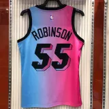 NBA Men  Season 2021 Miami Heat City Gradient color Jersey High Quality Name and Number Print