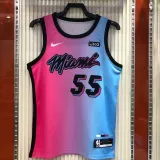 NBA Men  Season 2021 Miami Heat City Gradient color Jersey High Quality Name and Number Print