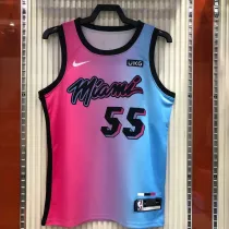 NBA Men  Season 2021 Miami Heat City Gradient color Jersey High Quality Name and Number Print