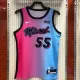 NBA Men  Season 2021 Miami Heat City Gradient color Jersey High Quality Name and Number Print