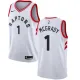NBA Toronto Raptors #1 MCGRADY White Jersey High Quality Name and Number Print