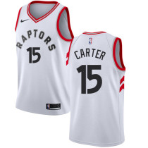 NBA Toronto Raptors #15 CARTER White Jersey High Quality Name and Number Print