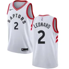NBA Toronto Raptors #2 LEONARO White Jersey High Quality Name and Number Print