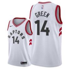 NBA Toronto Raptors #14 GREEN White Jersey High Quality Name and Number Print