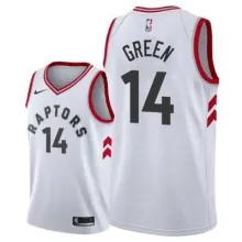 NBA Toronto Raptors #14 GREEN White Jersey High Quality Name and Number Print