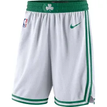 NBA Boston Celtics White with Green Pant Short High Quality Name and Number Print
