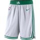 NBA Boston Celtics White with Green Pant Short High Quality Name and Number Print