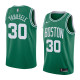 NBA Boston Celtics Green with White Name #30 YABUSELE Jersey High Quality Name and Number Print
