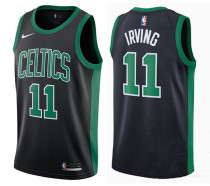 NBA Boston Celtics Black #11 IRVING Jersey High Quality Name and Number Print