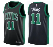 NBA Boston Celtics Black #11 IRVING Jersey High Quality Name and Number Print