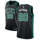 NBA Boston Celtics Black #20 HAYWARD Jersey High Quality Name and Number Print
