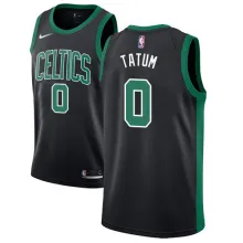NBA Boston Celtics Black #0 TATUM Jersey High Quality Name and Number Print