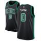 NBA Boston Celtics Black #0 TATUM Jersey High Quality Name and Number Print